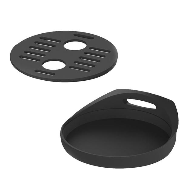 Baby Brezza - Bottle Grate & Drip Tray Replacements For Formula Pro Advanced- Black