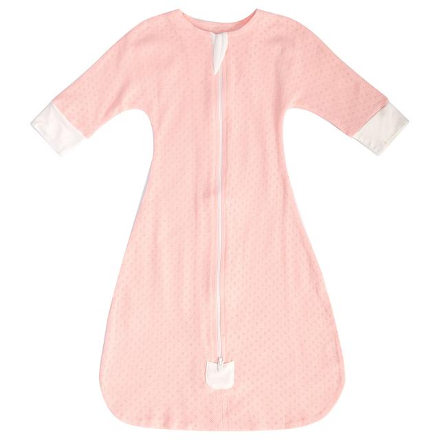 Tiny Toes - Baby Girls Solid Long Sleeves Swaddle - Pink