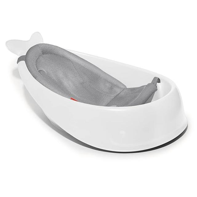 SkipHop - Moby Smart Sling 3-Stage Baby Bath Tub - White
