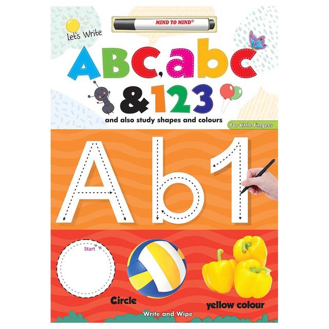 Mind To Mind Lets Write Abc, Abc & 123