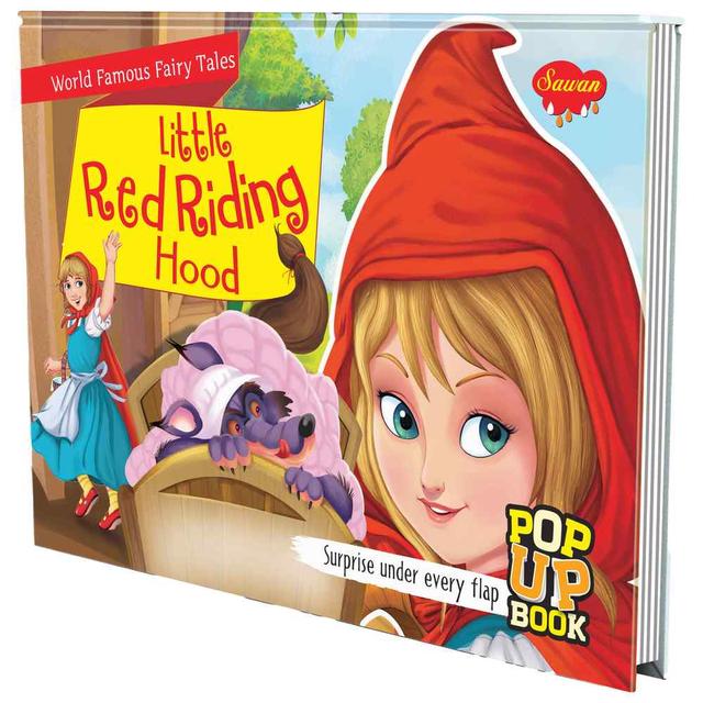 Sawan - World Famous Fairy Tales Pop Up Book - Red Riding Hood