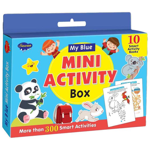 Sawan - My Mini Activity Bag - My Blue - 10 Books
