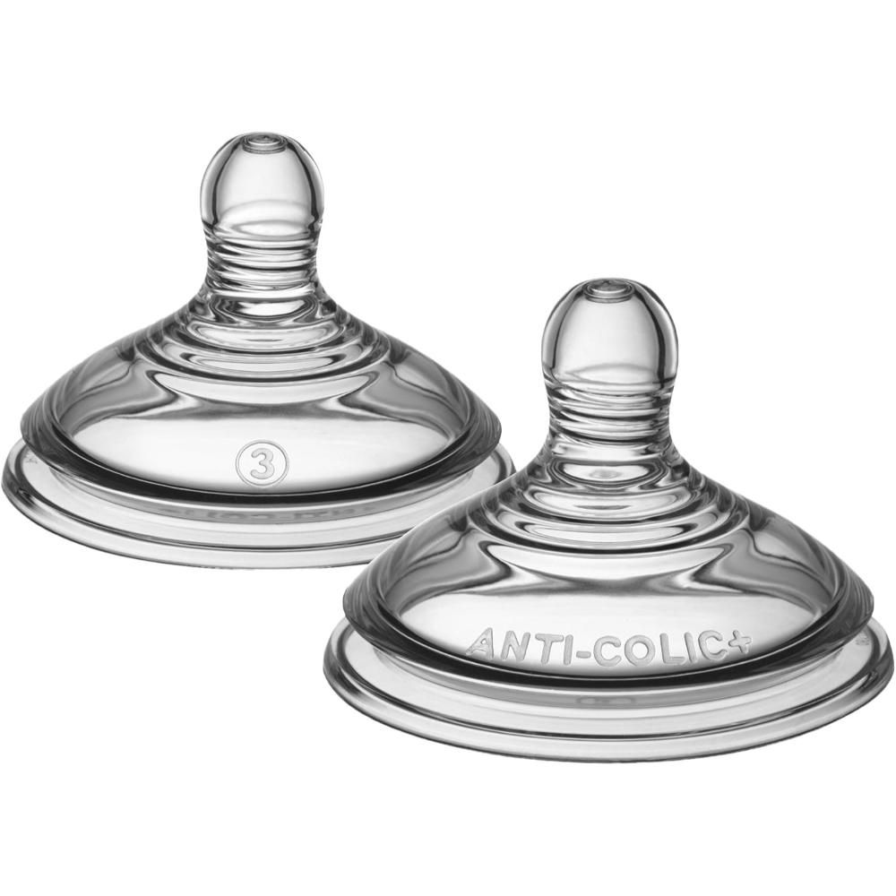 Tommee Tippee - Anti Colic Teats Fast Flow 6m+ - Pack of 2
