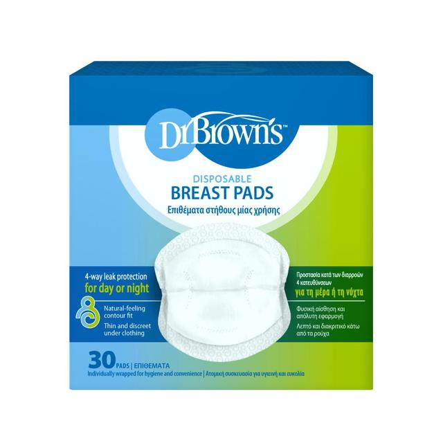 Dr. Brown's - Oval Disposable Breast Pads - 30 Pcs