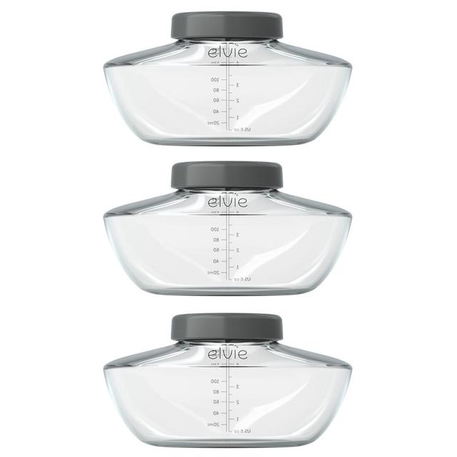 Elvie - Breast Pump Bottles Only 150ml - Pack of 3