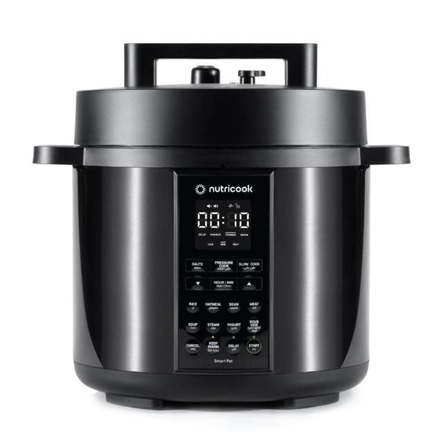 Nutricook - 9-in-1 Smart Pressure Cooker 8L, 1200W - Black