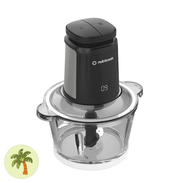 Nutricook - Choppi XL Glass Chopper And Mincer - Black - 1.2L