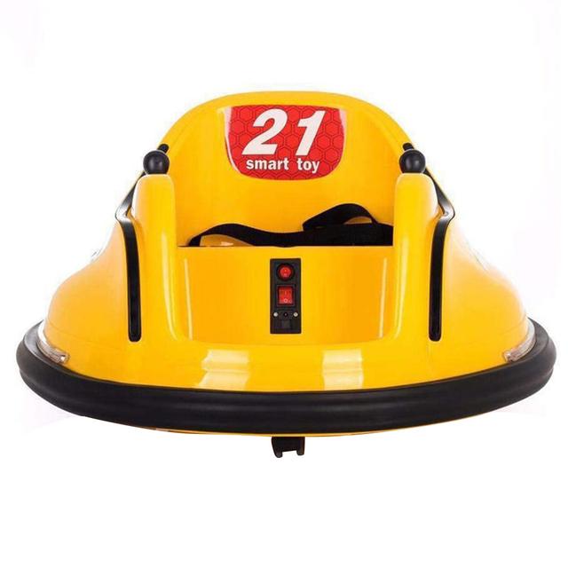 Myts - Electric Kids Ride-On Bumper Car - Yellow - 6 V