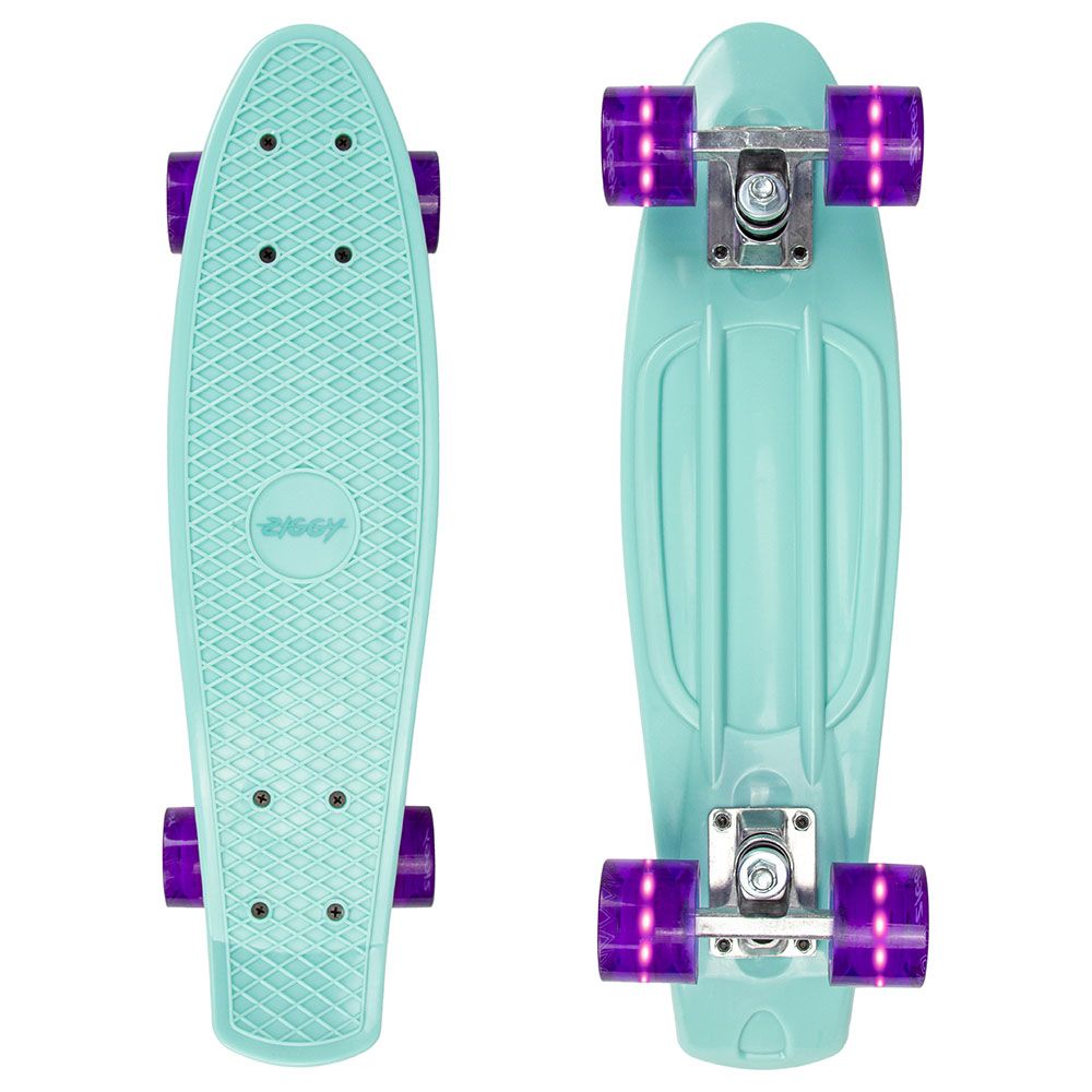 Ziggy - Skateboard Mini Cruiser W/ LED Wheels 22