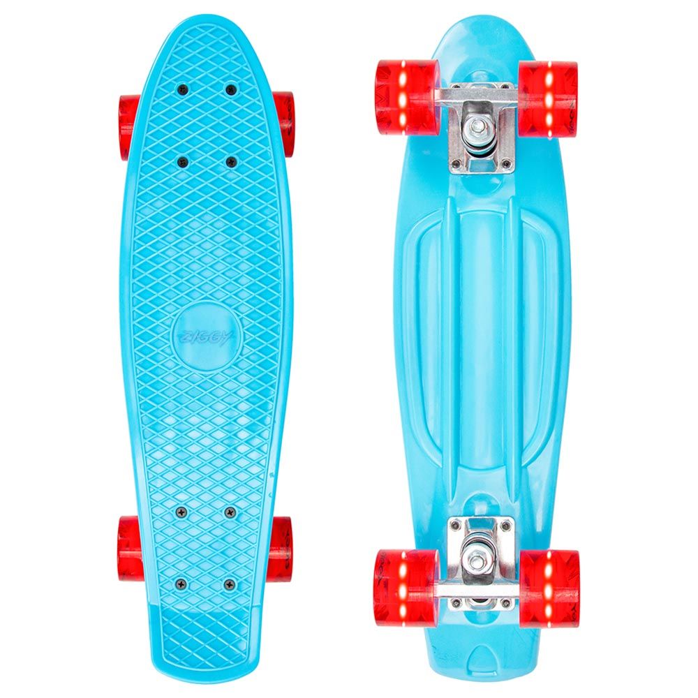 Ziggy - Skateboard Mini Cruiser W/ LED Wheels 22