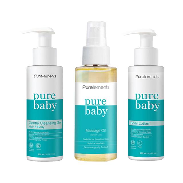 Purelements - Pure Baby Bath Essentials Set - 3pcs