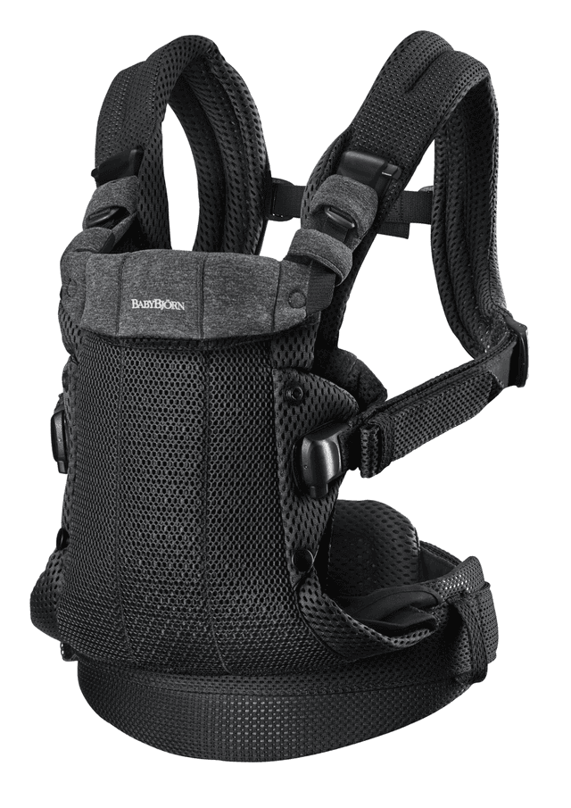 BABYBJORN - 3D Baby Mesh Carrier - Harmony - Black