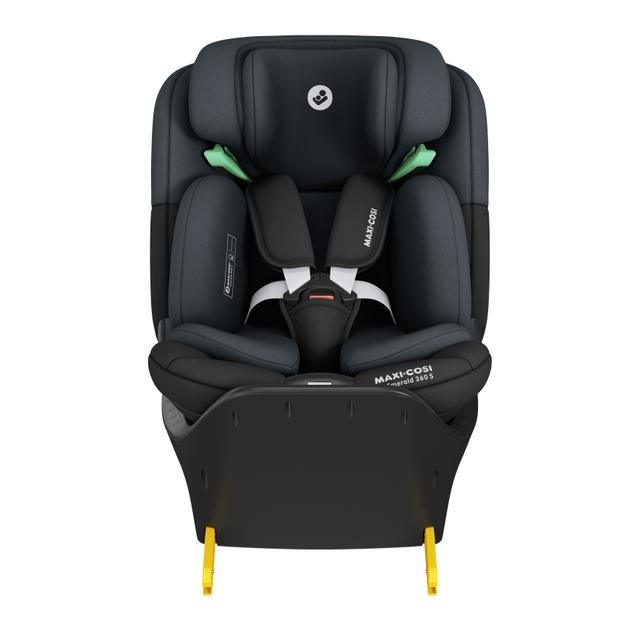 Maxi-Cosi - Emerald 360° Car Seat with Base - Dual Tone Grey/Black