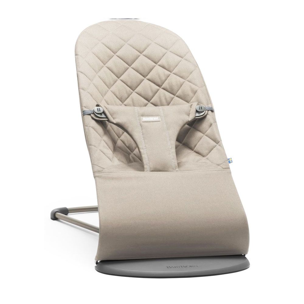 BABYBJORN - Bouncer Bliss, Woven - Sand Grey